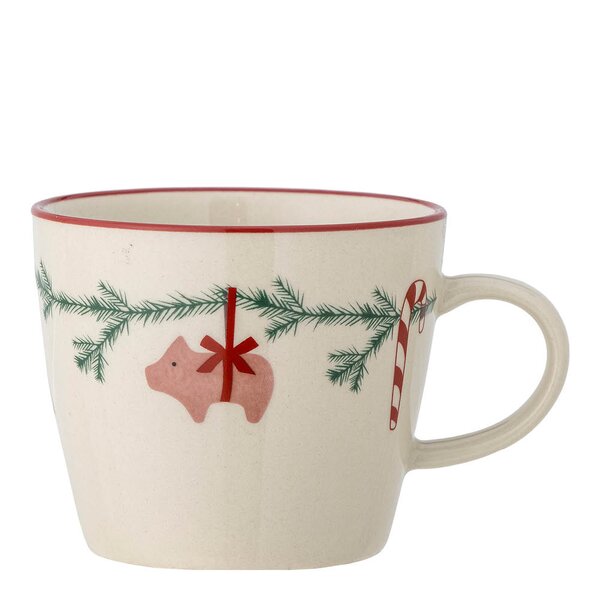 Bloomingville Yule krus 30 cl julemotiv
