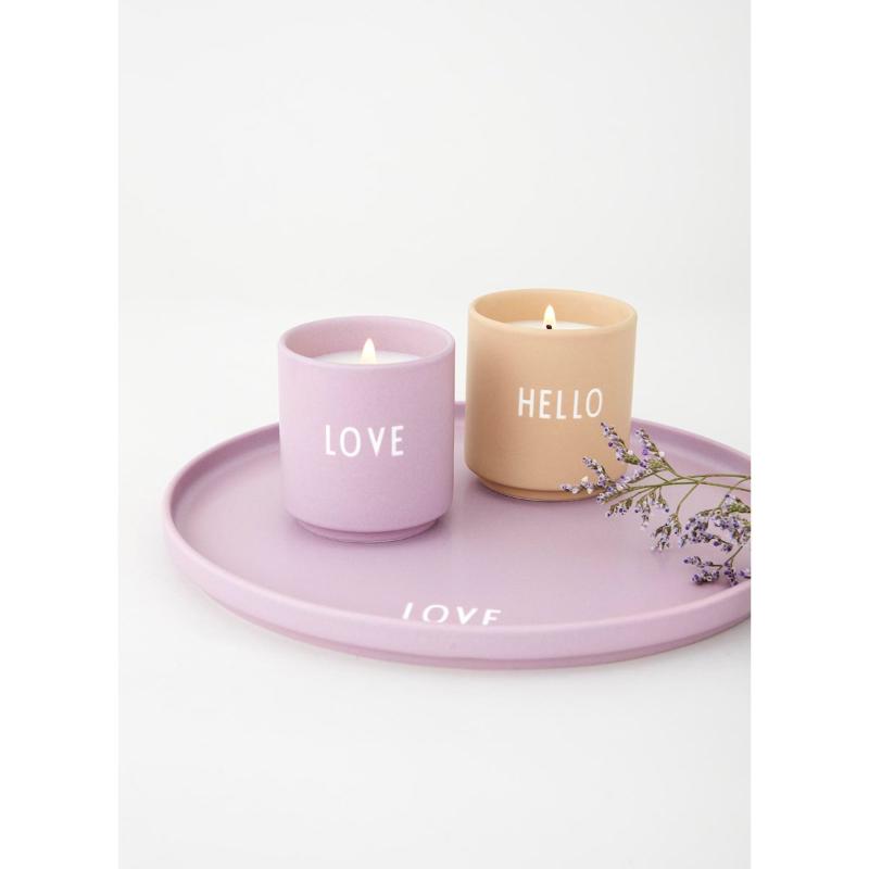 Design Letters Favourite tallerken 22 cm love lavender