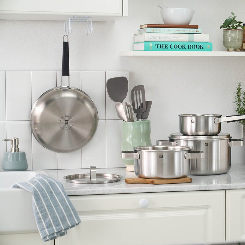 Zwilling Pure stekepanne 28 cm i 3-lag rustfritt stål