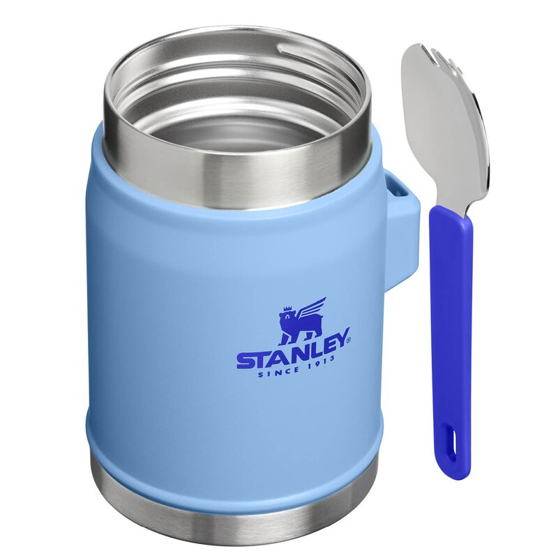 Stanley Classic mattermos med skje 0,4L blue sky