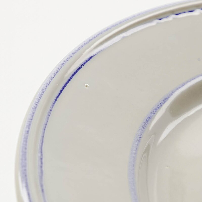 Nicolas Vahé Bistro middagstallerken 27 cm 2 stk blå/hvit