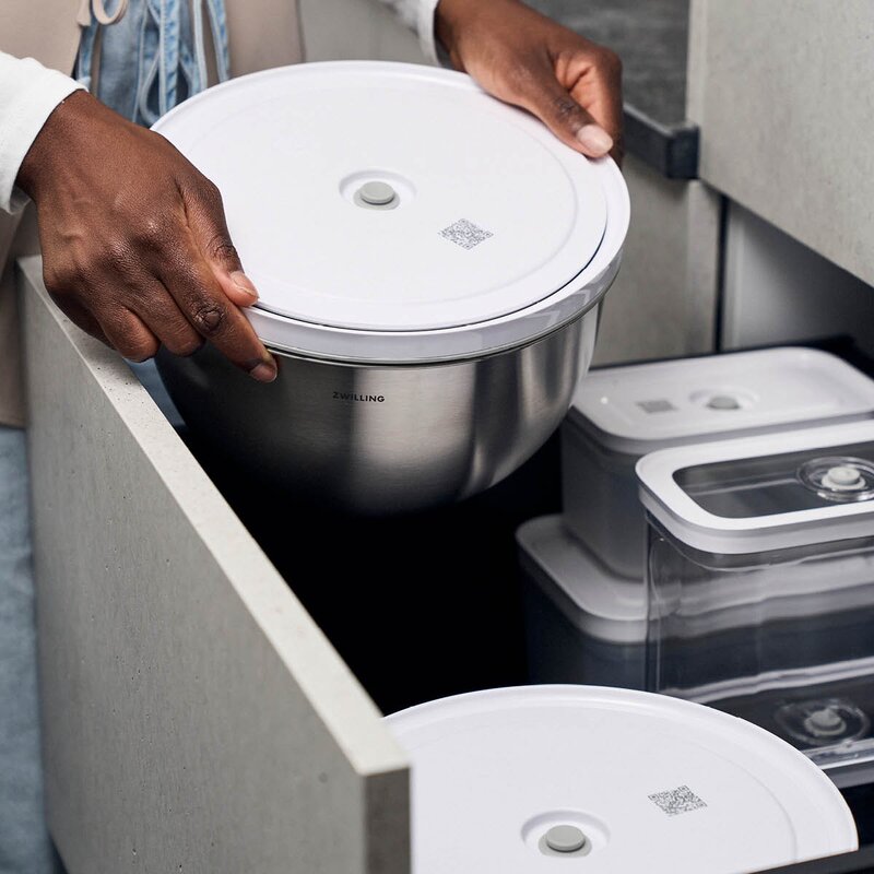 Zwilling Fresh & Save vakuumskålsett 6 deler rustfritt stål