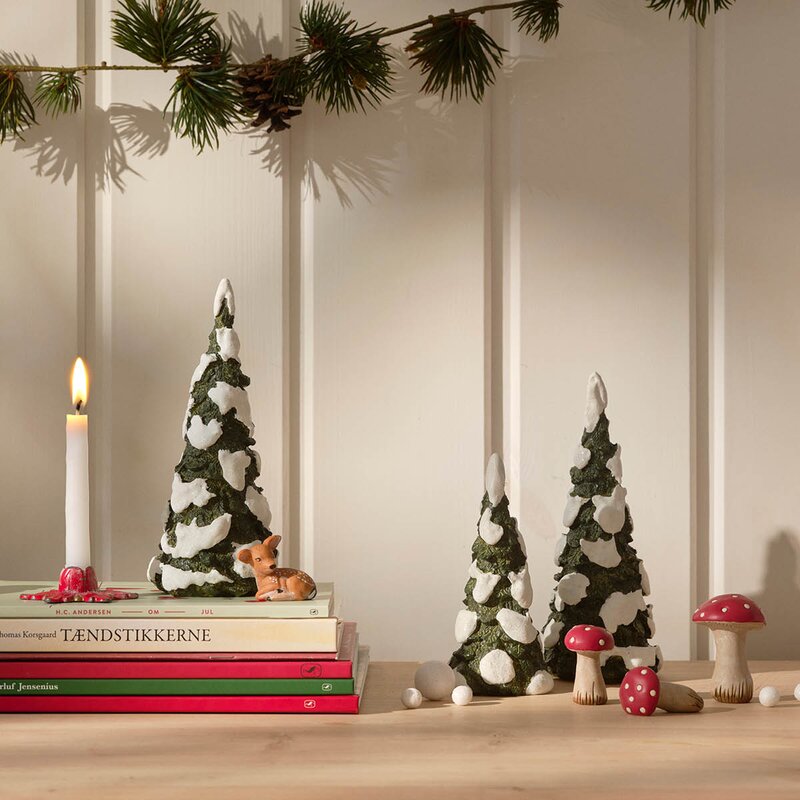 Klarborg Juletre med snø 16 cm