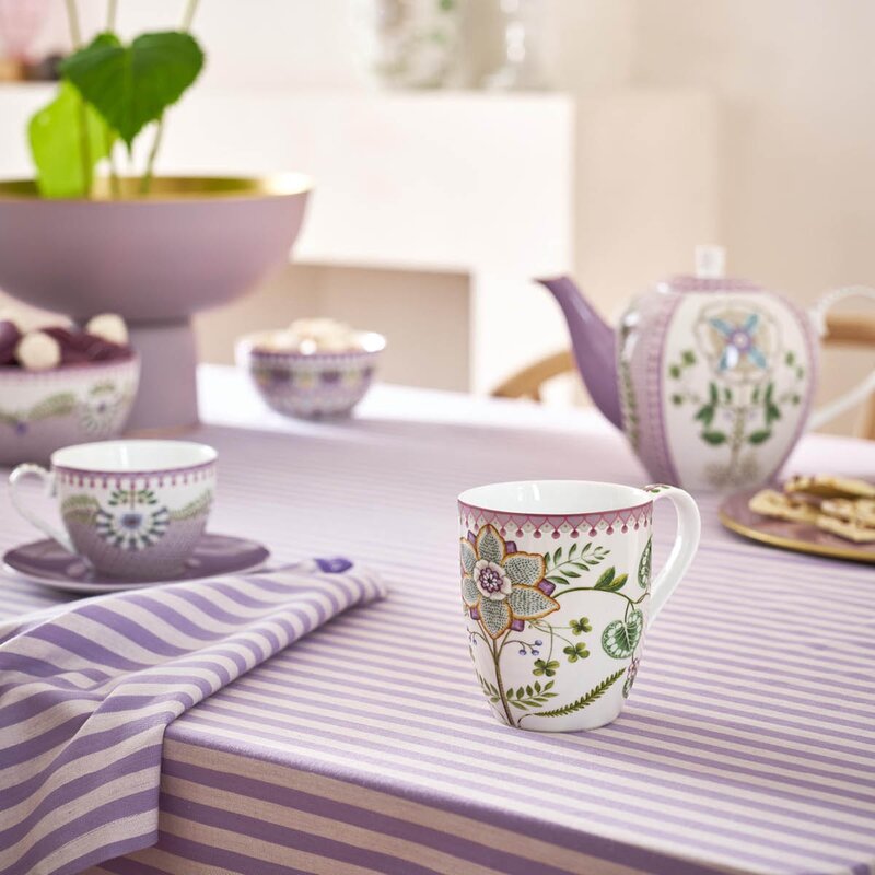 Pip Studio Lily & Lotus krus XL 40 cl off-white 