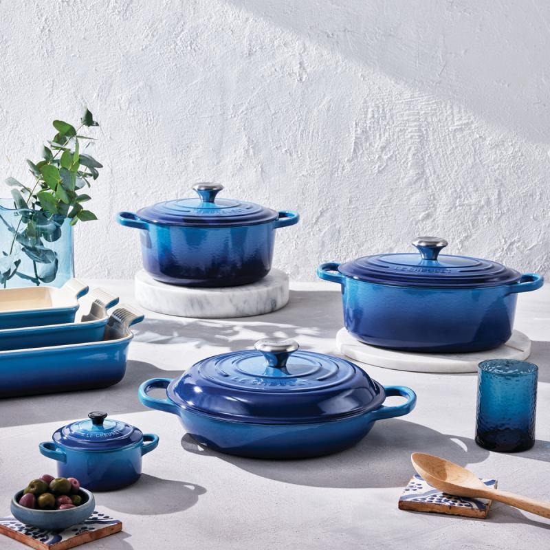 Le Creuset Oval støpejernsgryte 6,3L 31 cm azure