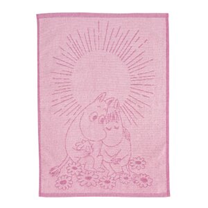 MoominArabia Mummi håndkle 50x70 cm Kjærester rosa