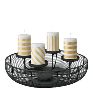 Villeroy & Boch Christmas Chic adventstake 41x40 cm svart
