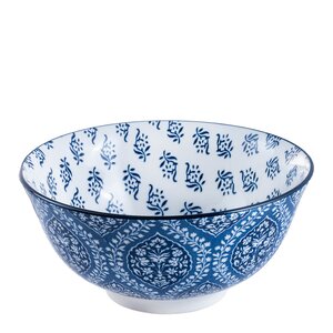 Stiernholm Sakura skål 15,5 cm hvit/blå