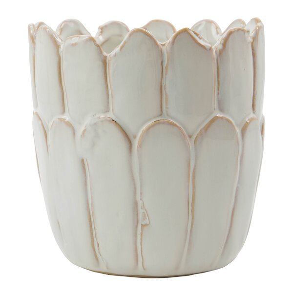 House Doctor Ezra potte 14 cm offwhite