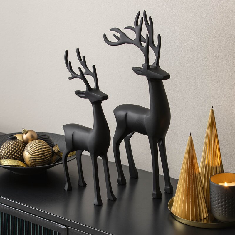 Villeroy & Boch Christmas Chic Rådyr 44 cm svart