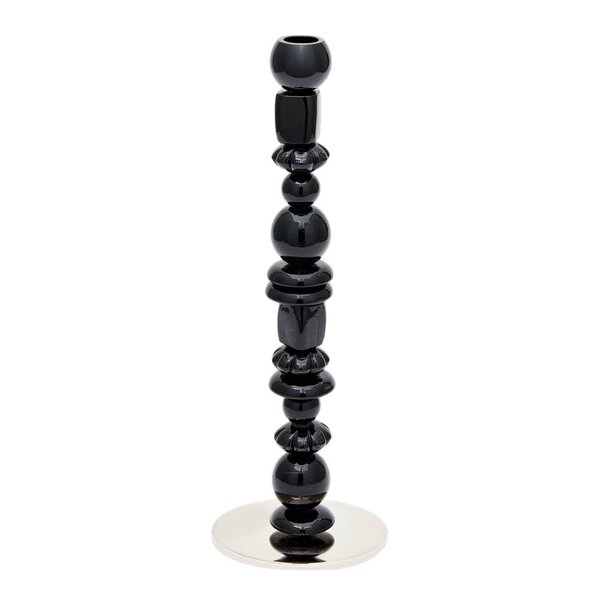Pols Potten Beads lysestake S 34 cm svart