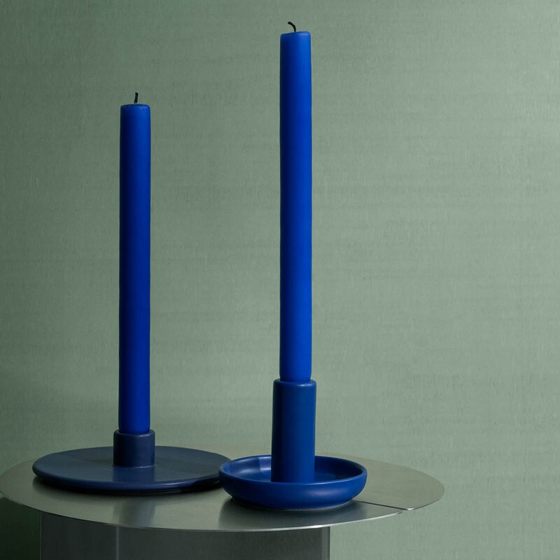 Blomus Vela lysestake 11 cm blå