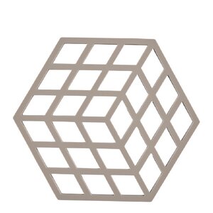 Zone Denmark Cube bordskåner 16x14 cm taupe