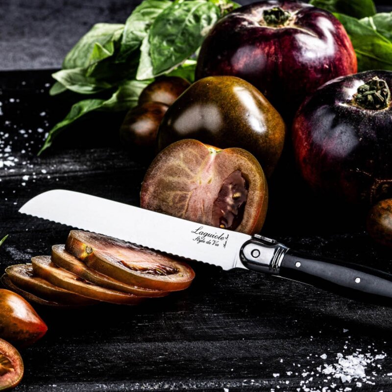 Laguiole Style de Vie Knivsett 3 deler svart