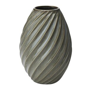 Morsø River vase 21 cm grønn