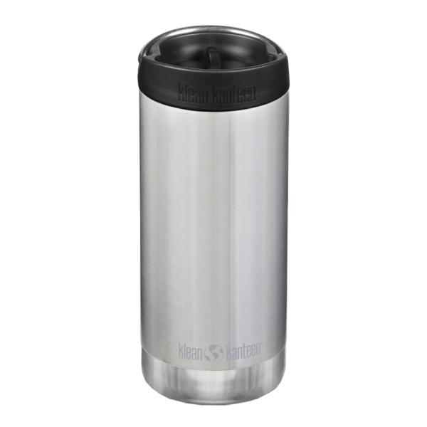 Klean Kanteen TKWide termokopp 47 cl med kafélokk børstet stål