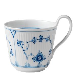 Royal Copenhagen Musselmalt Riflet kopp 33 cl