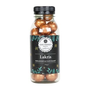 Amundsen Spesial Vinter lakris melkesjokolade crunchy karamell