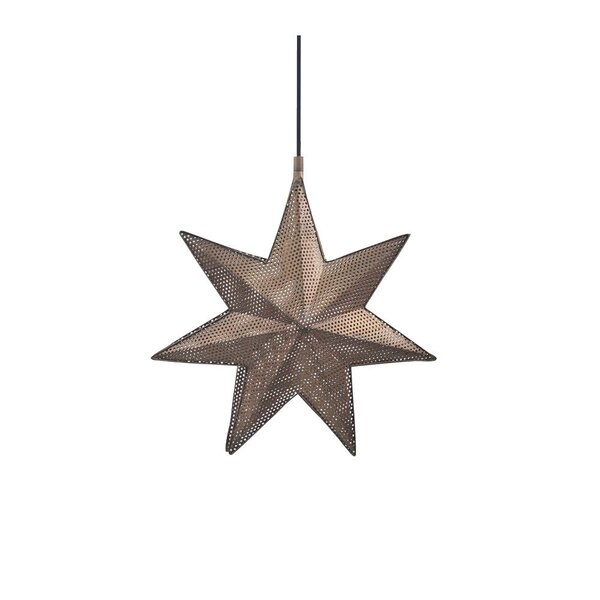 Markslöjd Ivy stjerne anheng 39 cm antikk messing