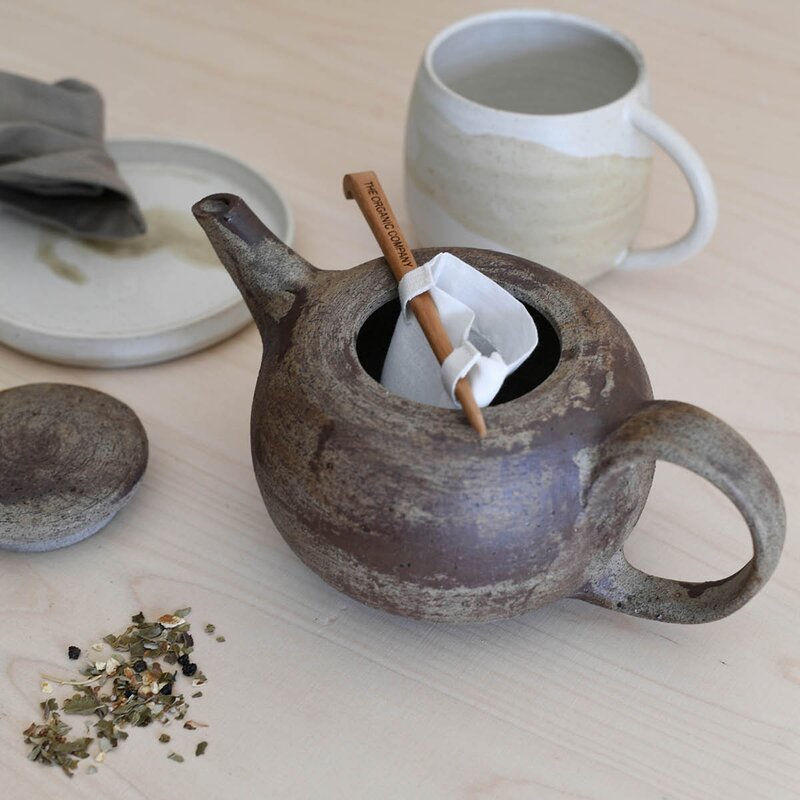 The Organic Company Gjenbrukbare tepose 3 stk 