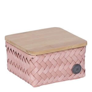 Handed By Top Fit Tiny oppbevaringskurv m/lokk 13x13x8 cm copper blush