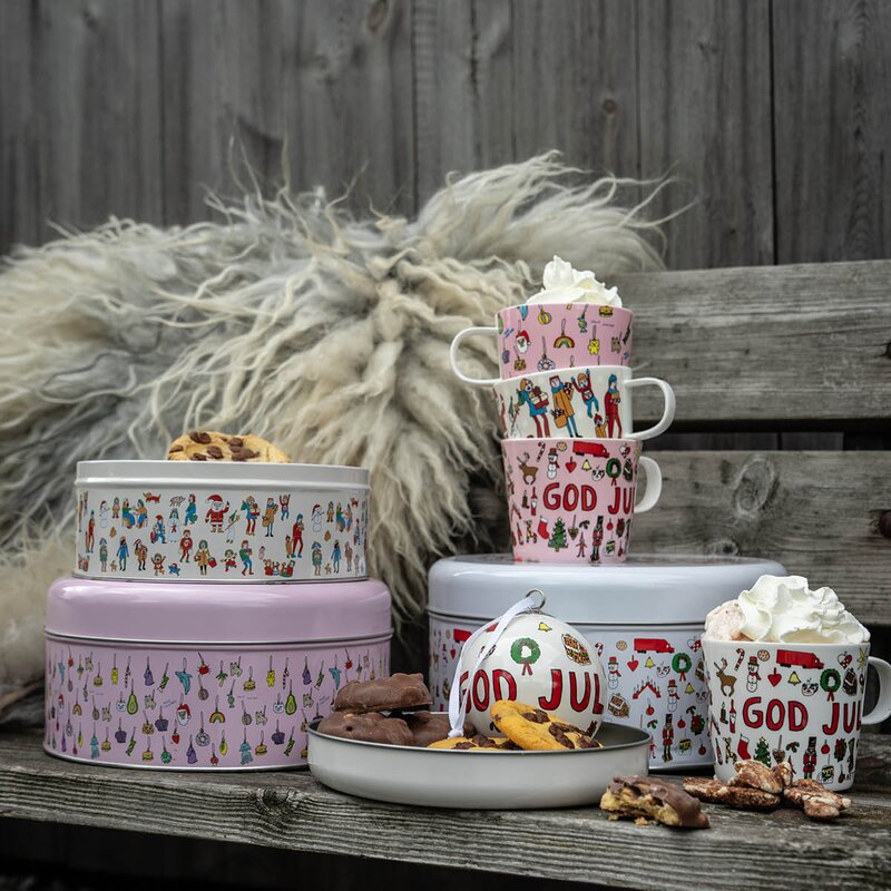 Modern House Anette Moi krus 27 cl God jul rosa