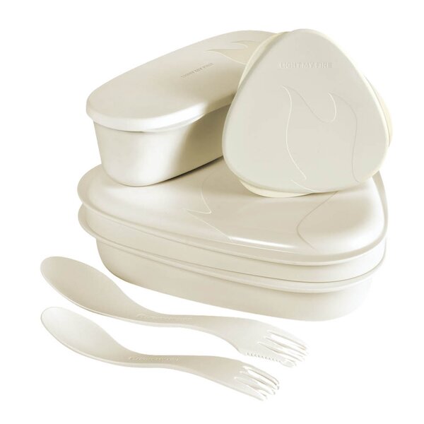 Light My Fire LunchKit 2.0 matbokssett 6 deler cream