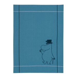 MoominArabia Mummi kjøkkenhåndkle 50x70 cm Mummipappa blå