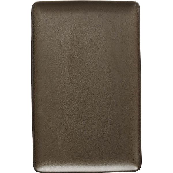 Aida – RAW Metallic Brown tallerken 31,5×20 cm