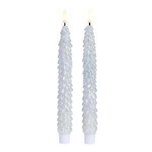 Lene Bjerre Livia LED-kronelys 25 cm sølv