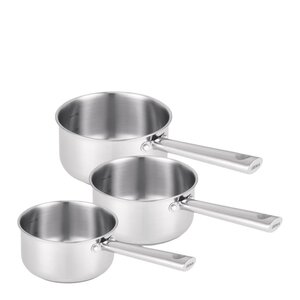 Beka Cicla kasserollesett 3 deler stål