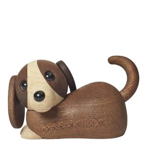 Spring Copenhagen Jojo Valp trefigur 5 cm mahogni