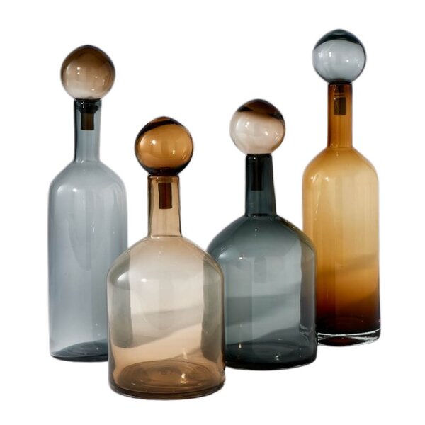 Pols Potten - Bubbles og Bottles sett 4 deler cognac