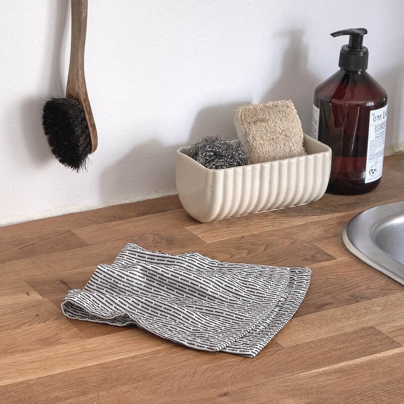 The Organic Company Kjøkkenklut 18x35 cm 3 stk morning grey