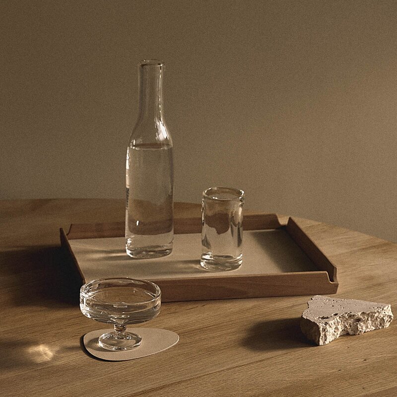 LIND DNA Curve Nupo glassbrikke 11x13 cm Vanilla