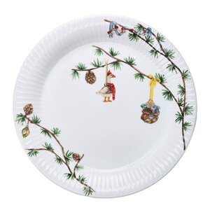 Kähler Hammershøi Christmas tallerken 27 cm hvit m/dekor