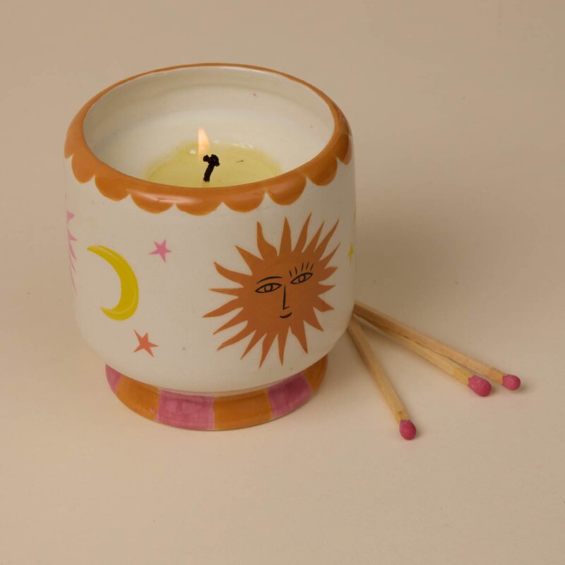 Paddywax Adopo duftlys orange blossom Sun rosa