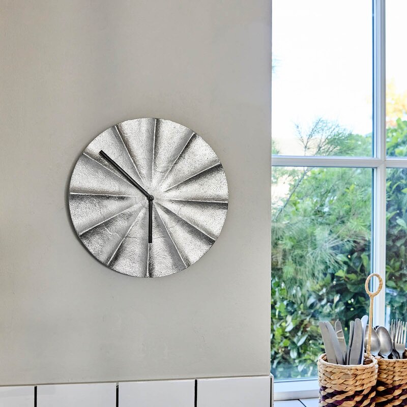 House Doctor Show klokke 30x30 cm sølvfinish