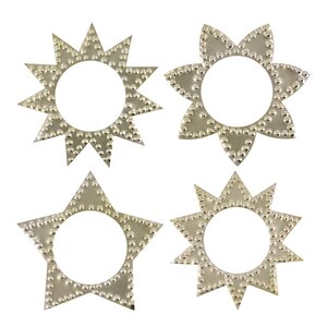 House Doctor Ring serviettringer 4 stk antikk champagnesølv