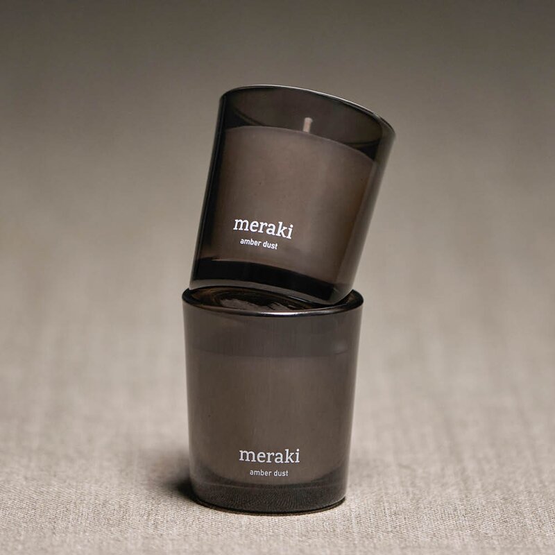 Meraki Amber Dust duftlys 60 g 2 stk