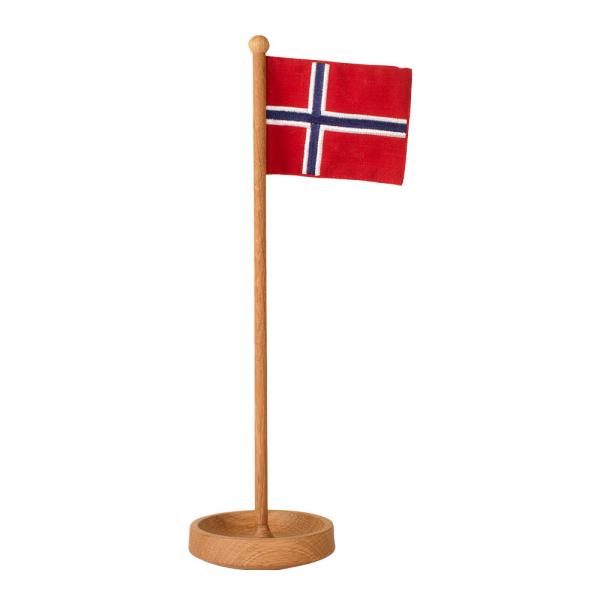 Spring Copenhagen The Table Flag norsk bordflagg 11 cm eik
