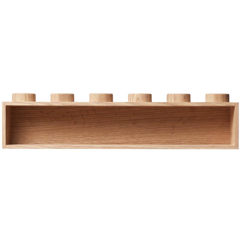 Lego Wooden collection LEGO® 1x6 bokhylle såpet eik