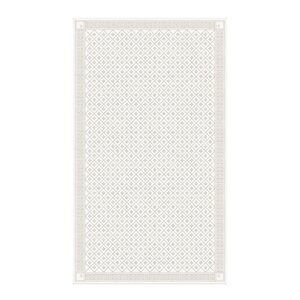 Ekelund Åttebladrose bordduk 150x200 cm beige