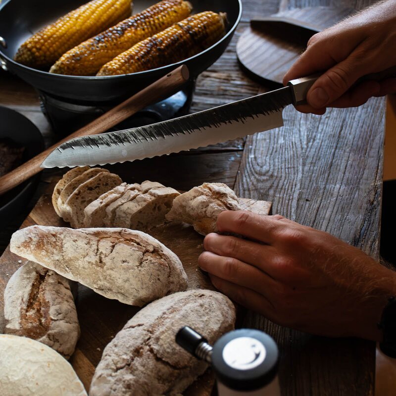 Satake Ame brødkniv 23 cm masur