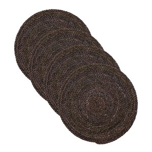 House Doctor Circle spisebrikke 38 cm 4 stk sjokolade