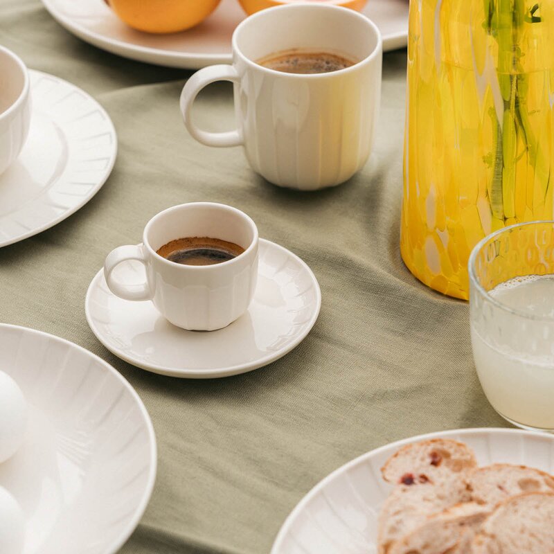 Stiernholm Senja espressokopp 9 cl hvit