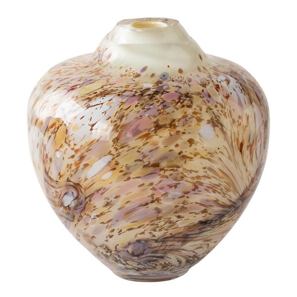 Magnor Unik skulptur kunstglass M 24 cm brun multi