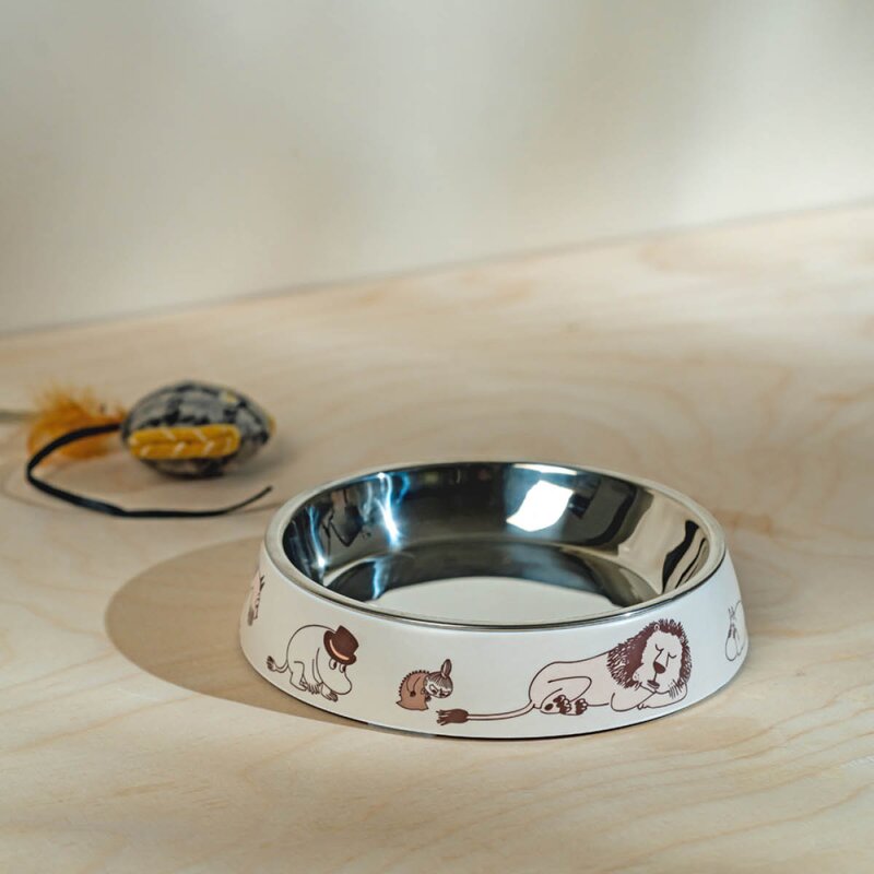 Muurla Mummi Pets kattematskål 15,5x15,5 cm beige