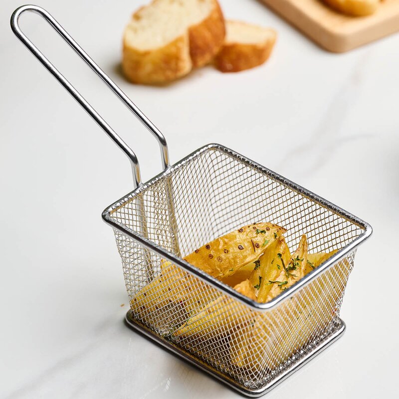 Anders Petter Steel Essentials pommes frites kurv 18x10 cm blank stål