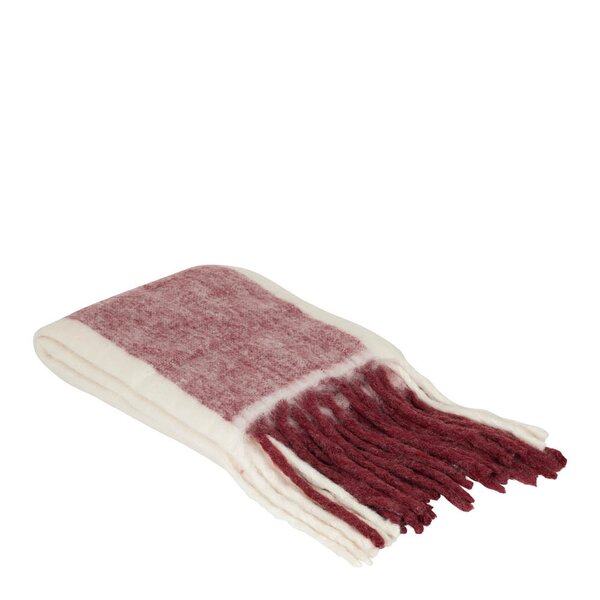 Fondaco Brad pledd 130x170 cm rød